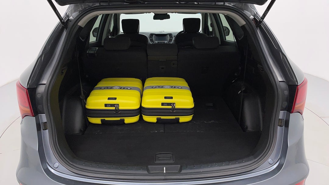 Boot Inside View with Luggage