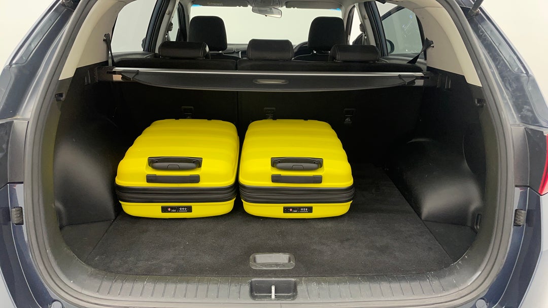 Boot Inside View with Luggage