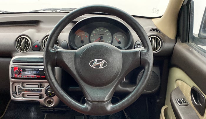 2013 Hyundai Santro Xing GL PLUS, Petrol, Manual, 72,677 km, Steering Wheel Close Up