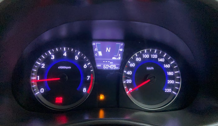 2016 Hyundai Verna FLUIDIC 1.6 VTVT SX AT, Petrol, Automatic, 60,409 km, Odometer View