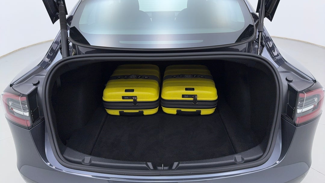 Boot Inside View with Luggage
