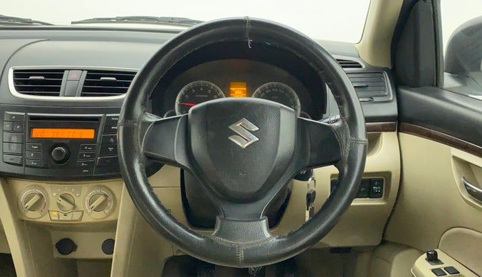 2013 Maruti Swift Dzire VXI, Petrol, Manual, 70,817 km, Steering Wheel Close Up