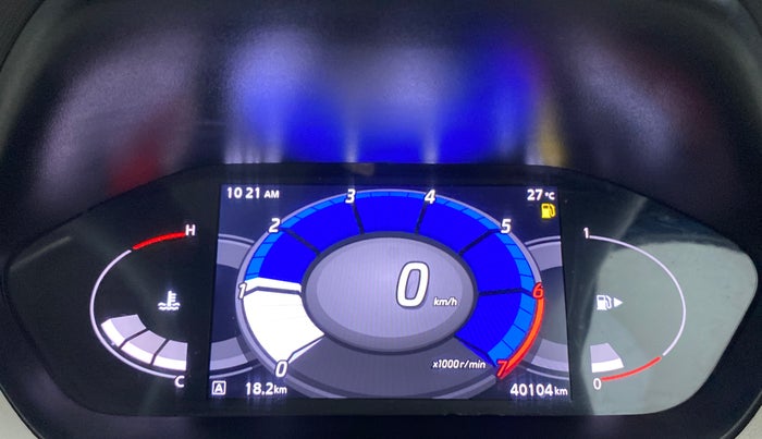 2021 Nissan MAGNITE XV DUAL TONE, Petrol, Manual, 40,090 km, Odometer Image