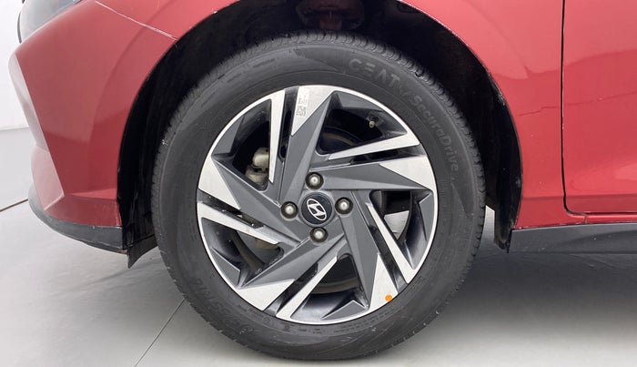 2021 Hyundai NEW I20 ASTA (O) 1.0 TURBO GDI DCT, Petrol, Automatic, 19,987 km, Left Front Wheel