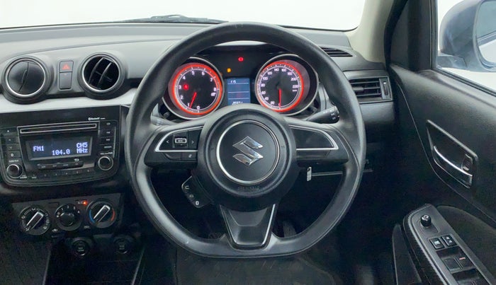 2018 Maruti Swift VXI D, Petrol, Manual, 20,490 km, Steering Wheel Close-up