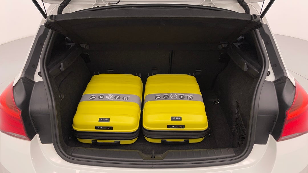 Boot Inside View with Luggage