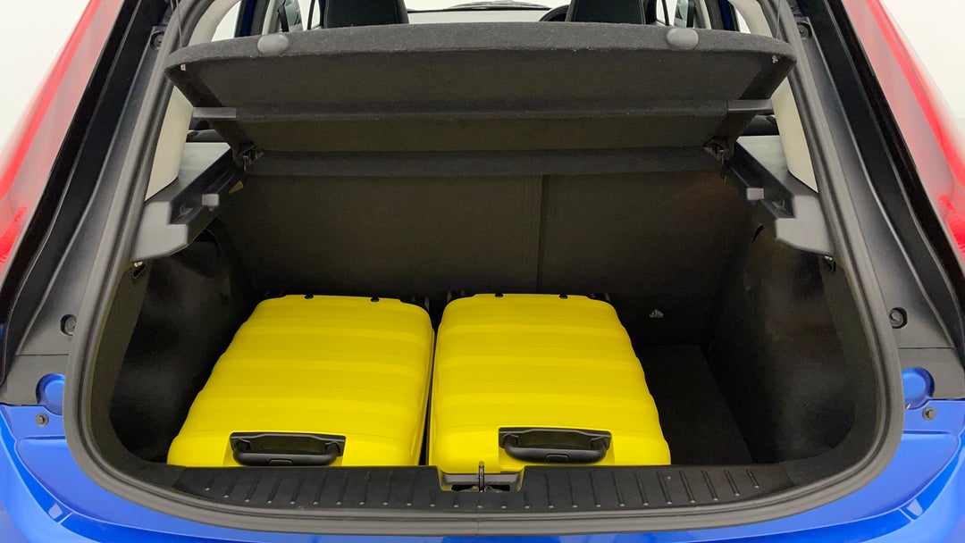 Boot Inside View with Luggage