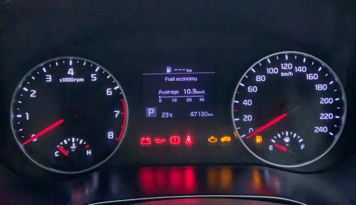 2019 KIA SELTOS HTX AT PETROL, Petrol, Automatic, 47,320 km, Odometer View
