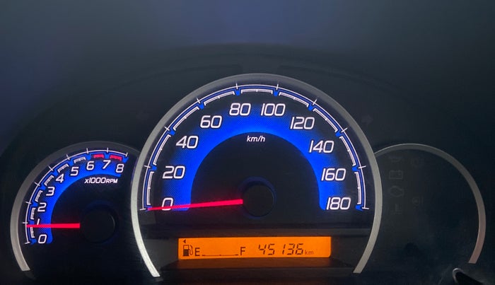 2018 Maruti Wagon R 1.0 VXI, Petrol, Manual, 45,136 km, Odometer Image