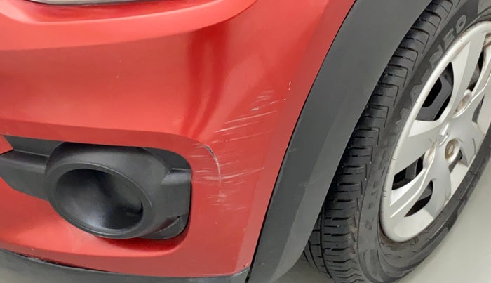 2019 Renault Kwid RXL, Petrol, Manual, 25,519 km, Front bumper - Minor scratches