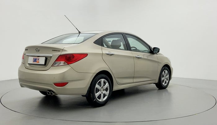 2012 Hyundai Verna FLUIDIC 1.6 EX VTVT, Petrol, Manual, 96,205 km, Right Back Diagonal