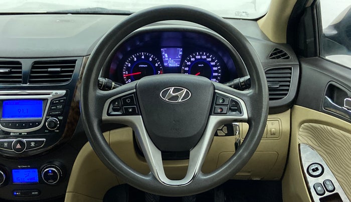 2012 Hyundai Verna FLUIDIC 1.6 EX VTVT, Petrol, Manual, 96,205 km, Steering Wheel Close Up