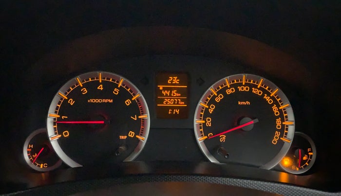 2012 Maruti Swift ZXI, Petrol, Manual, 25,077 km, Odometer Image