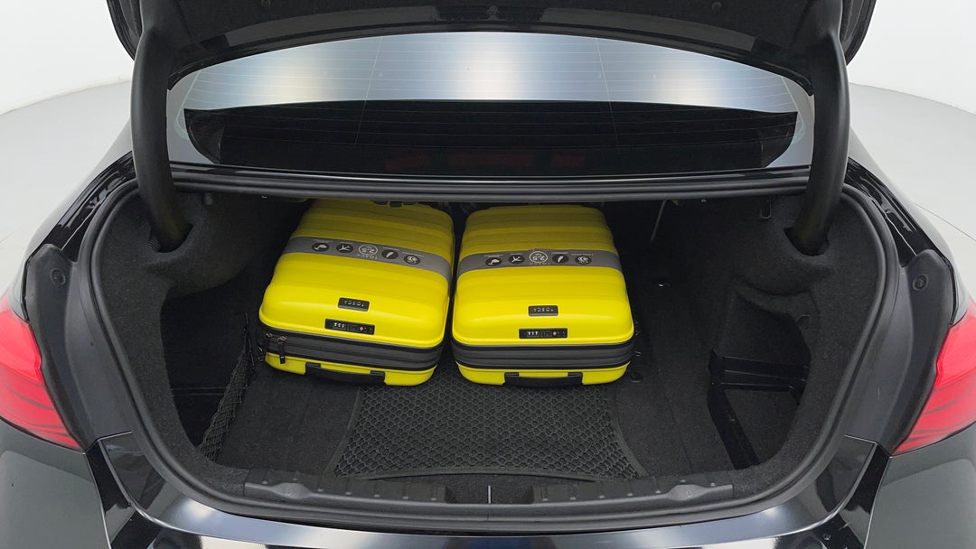 Boot Inside View with Luggage