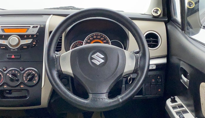 2014 Maruti Wagon R 1.0 VXI, Petrol, Manual, 73,273 km, Steering Wheel Close Up