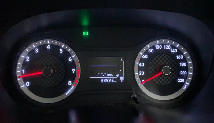 2021 Hyundai AURA S 1.2, Petrol, Manual, 39,923 km, Odometer Image