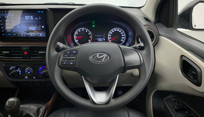 2021 Hyundai AURA S 1.2, Petrol, Manual, 39,923 km, Steering Wheel Close Up