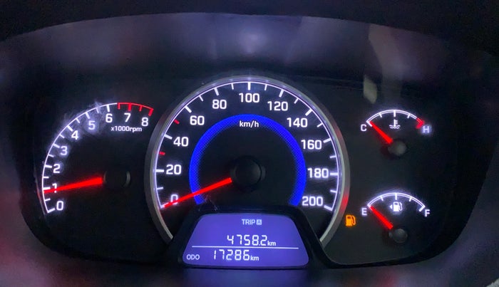 2017 Hyundai Grand i10 SPORTZ 1.2 KAPPA VTVT, Petrol, Manual, 17,332 km, Odometer Image