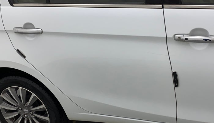 2021 Maruti Ciaz ALPHA 1.5 SHVS PETROL, Petrol, Manual, 11,395 km, Right rear door - Minor scratches