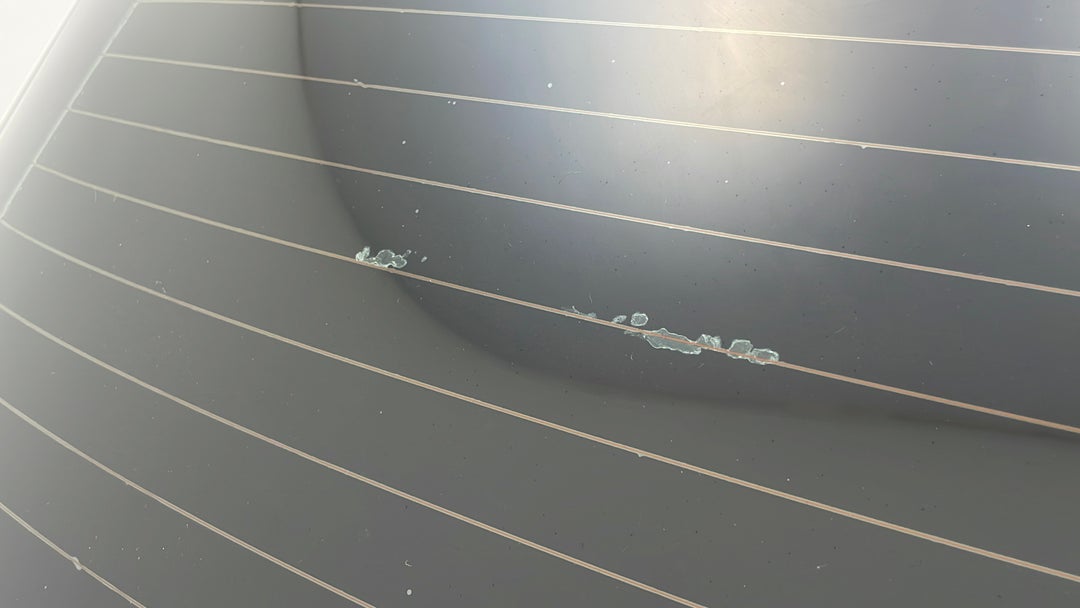 Windshield Rear Tinting scratched