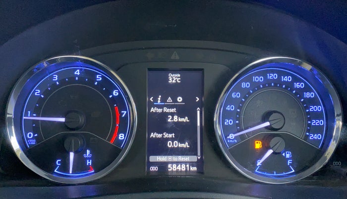 2017 Toyota Corolla Altis GL, Petrol, Manual, 59,767 km, Odometer Image