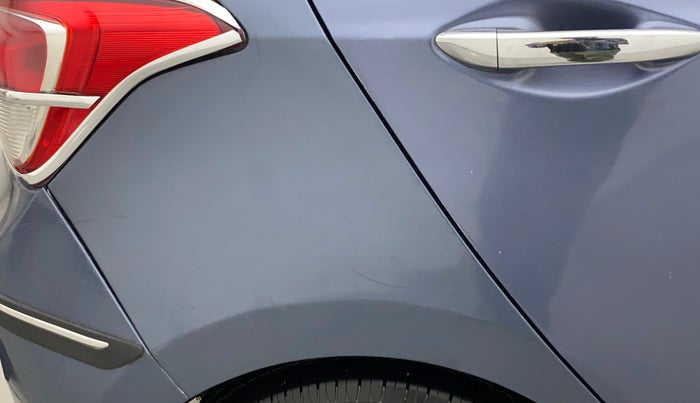 2016 Hyundai Grand i10 ASTA (O) 1.2 KAPPA VTVT, CNG, Manual, 70,727 km, Right quarter panel - Minor scratches