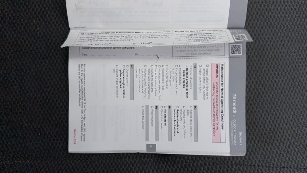 2018 Toyota Hiace Lwb, Automatic, 122660 km, Service History