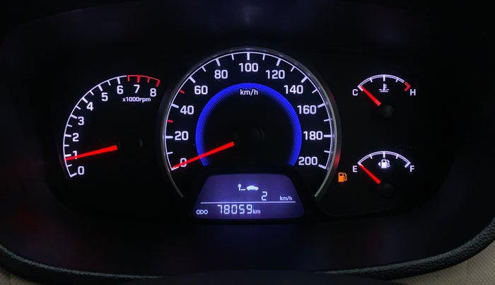 2017 Hyundai Grand i10 SPORTZ 1.2 KAPPA VTVT, Petrol, Manual, 78,124 km, Odometer Image