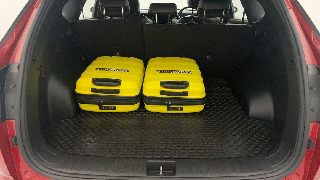 Boot Inside View with Luggage