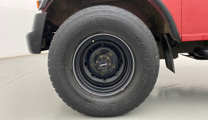 2015 Mahindra Thar CRDE 4X4 BS IV, Diesel, Manual, 41,493 km, Left Front Wheel