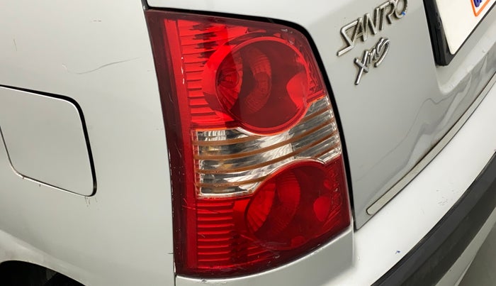 2013 Hyundai Santro Xing GL PLUS, CNG, Manual, 50,190 km, Left tail light - < 2 inches,no. = 2