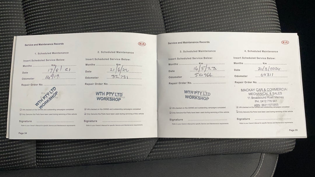 2020 Kia Cerato S, Automatic, 65031 km, Service History