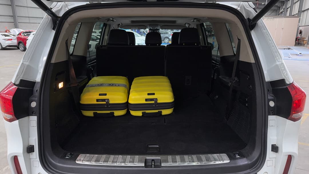 Boot Inside View with Luggage
