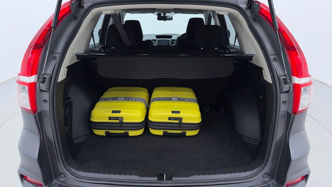Boot Inside View with Luggage