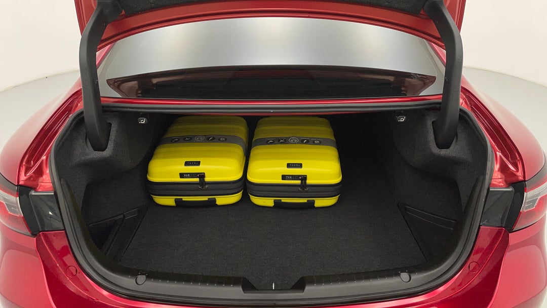 Boot Inside View with Luggage