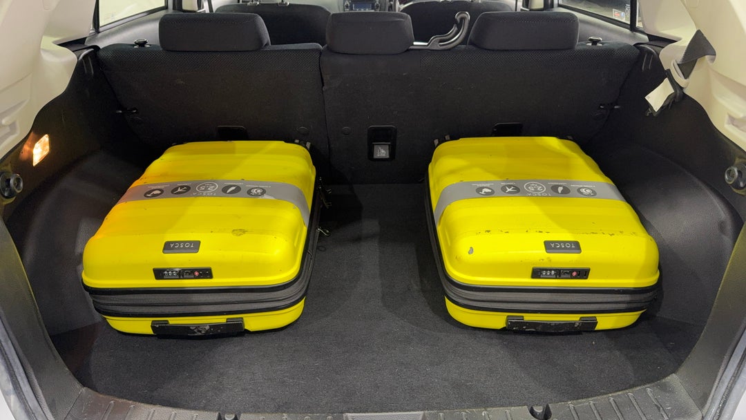 Boot Inside View with Luggage