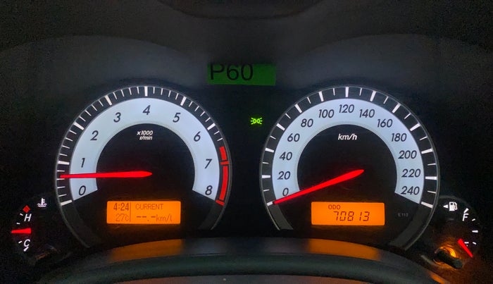 2013 Toyota Corolla Altis GL PETROL, Petrol, Manual, 70,812 km, Odometer Image