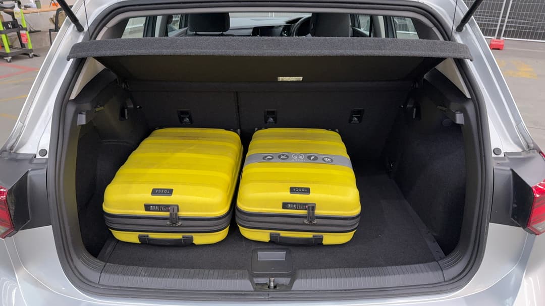 2021 Volkswagen Golf 110tsi, Automatic, 44124 km, Boot Inside View with Luggage