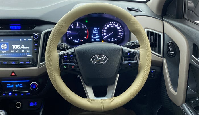2017 Hyundai Creta 1.6 SX (O) CRDI, Diesel, Manual, 25,406 km, Steering Wheel Close Up