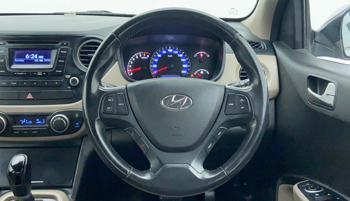 2015 Hyundai Xcent SX AT 1.2 (O), Petrol, Automatic, 52,881 km, Steering Wheel Close Up