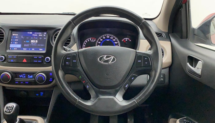 2017 Hyundai Grand i10 ASTA 1.2 KAPPA VTVT, Petrol, Manual, 33,680 km, Steering Wheel Close Up