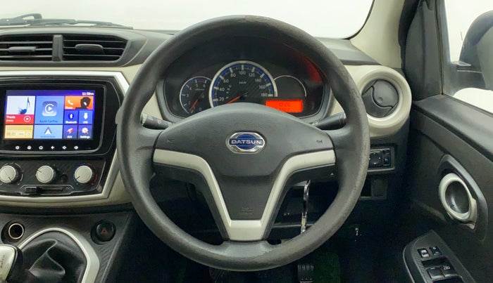 2018 Datsun Go Plus T, Petrol, Manual, 46,562 km, Steering Wheel Close Up