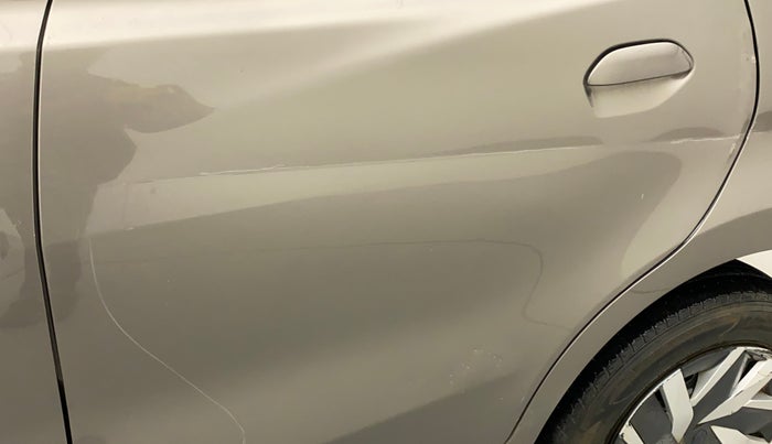 2018 Datsun Go Plus T, Petrol, Manual, 46,562 km, Rear left door - Slightly dented