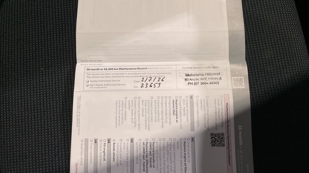 2022 Toyota RAV4 Gx (2WD) Hybrid, Automatic, 24671 km, Service History