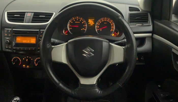 2015 Maruti Swift VXI, Petrol, Manual, 65,318 km, Steering Wheel Close Up