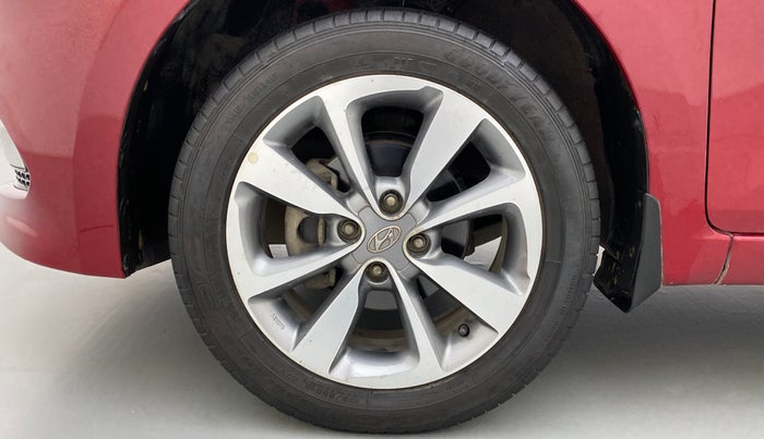 2017 Hyundai Elite i20 ASTA 1.2 DUAL TONE, Petrol, Manual, 38,685 km, Left Front Wheel