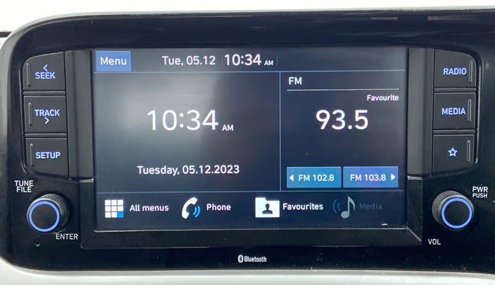 2020 Hyundai GRAND I10 NIOS SPORTZ 1.2 KAPPA VTVT, Petrol, Manual, 47,636 km, Infotainment System