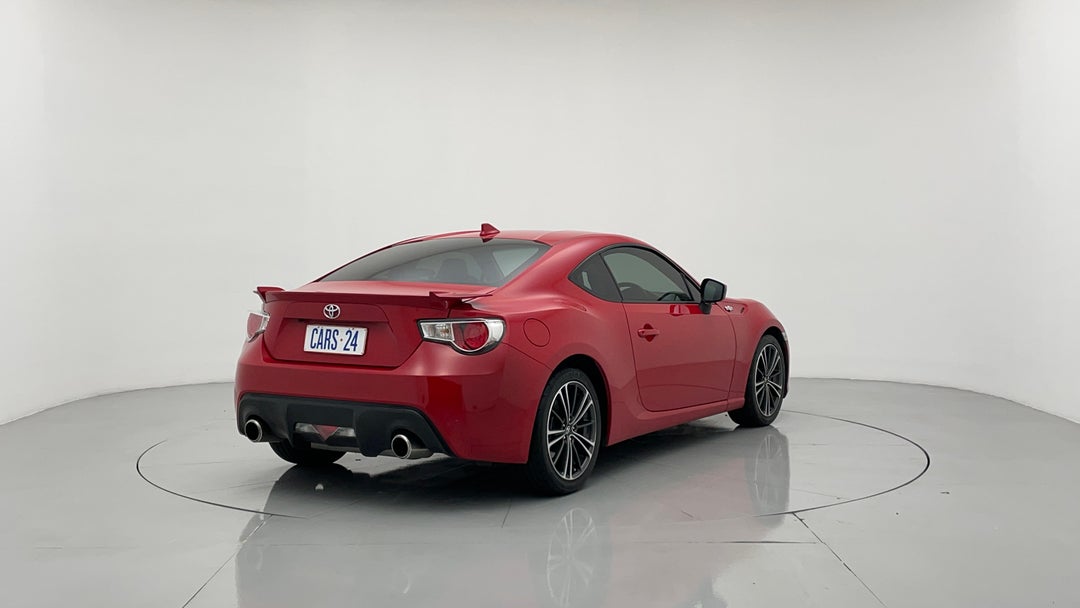 2014 Toyota 86 Gts, Manual, 110213 km, Right Back Diagonal (45- Degree) View