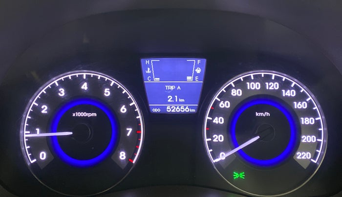 2013 Hyundai Verna FLUIDIC 1.6 SX VTVT, Petrol, Manual, 52,704 km, Odometer Image