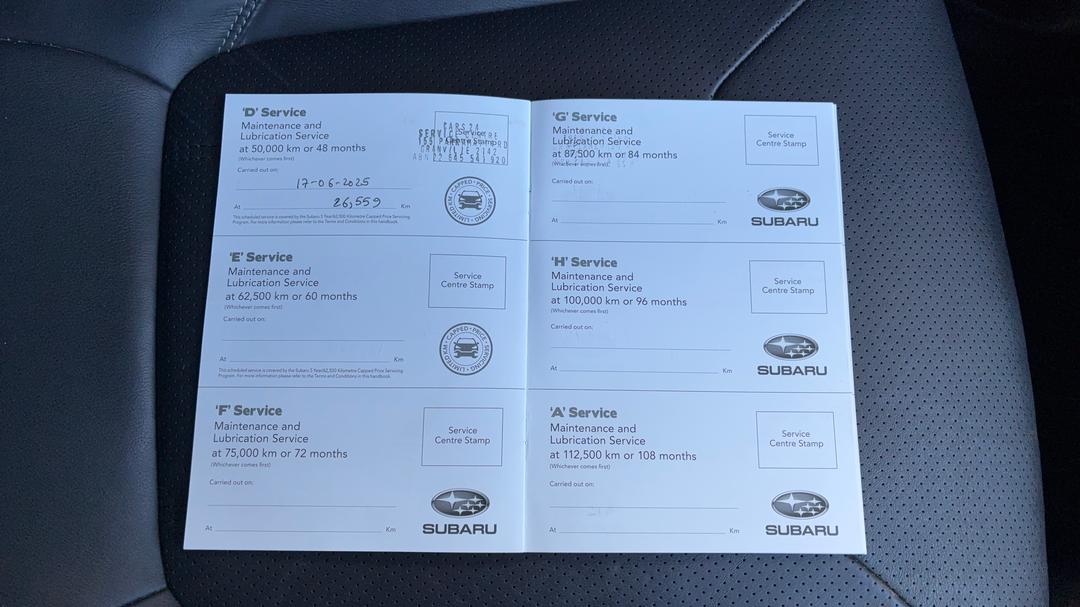 2021 Subaru Forester 2.5i-s (awd), Automatic, 26560 km, Service History